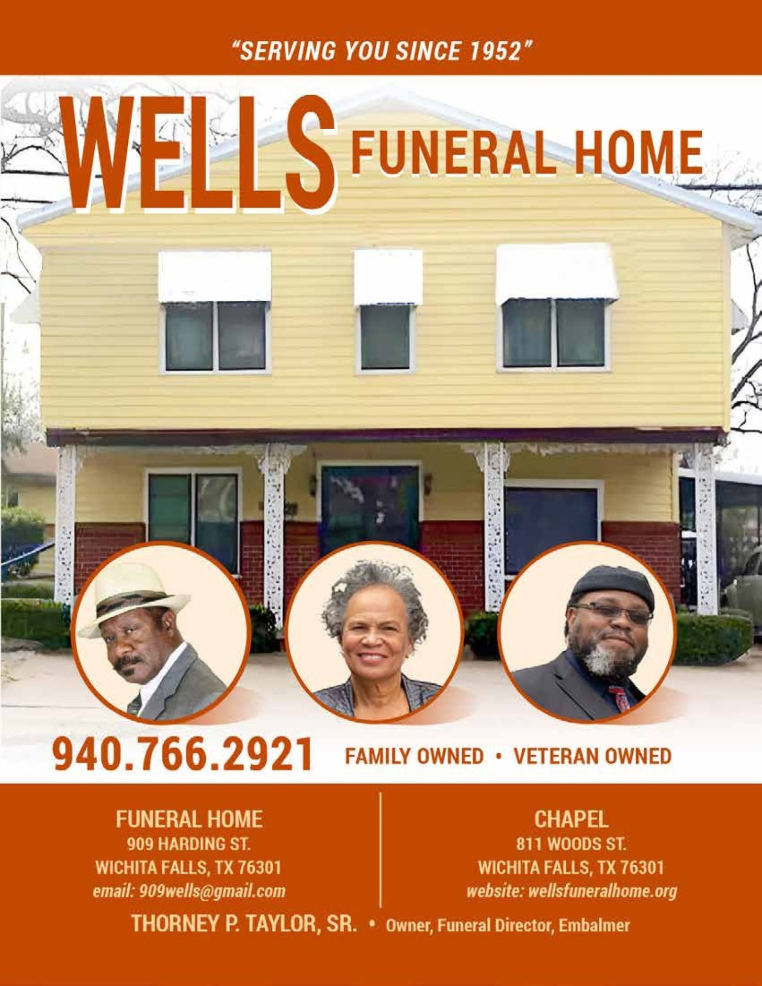 Well Funeral Home - Harding St. Wichita Falls, Texas Funeral Home - Front of Business Pictured